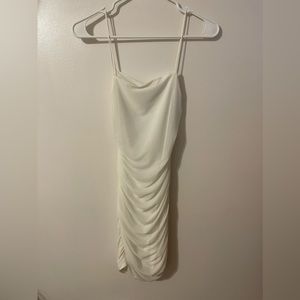 White rumor mini dress